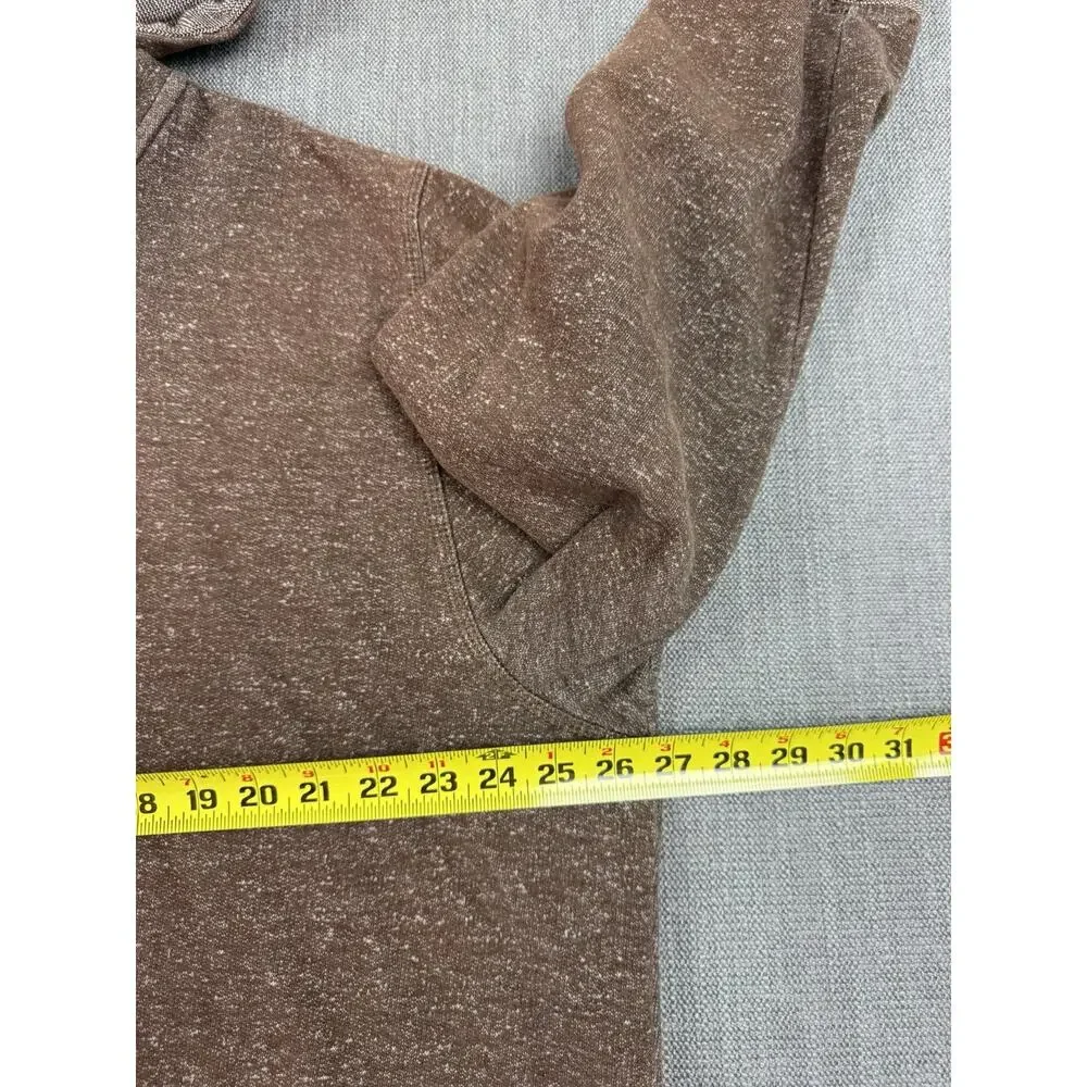 The North Face Full Zip Hoodie Sweatshirt Brown Fleece Lined XXL Men Heritage